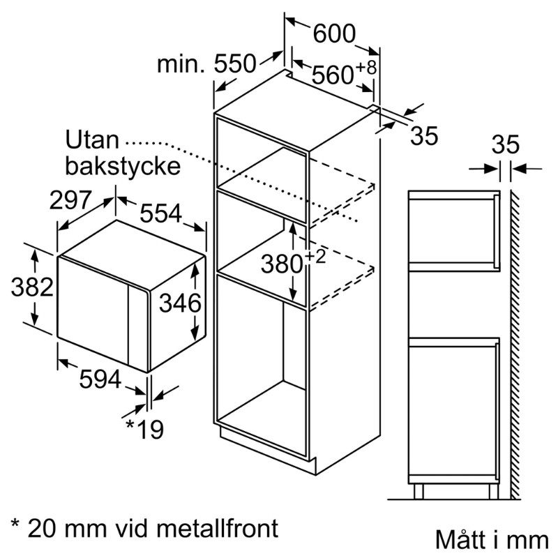 Siemens Inbyggnadsmikro BF523LMB1 - Bild 3
