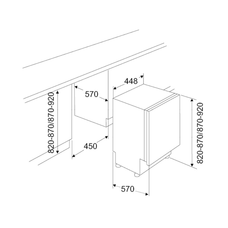 Vestfrost Diskmaskin VDW1045 - Bild 7