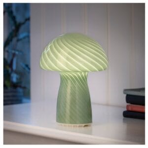 Portabel bordslampa Swirl mushroom